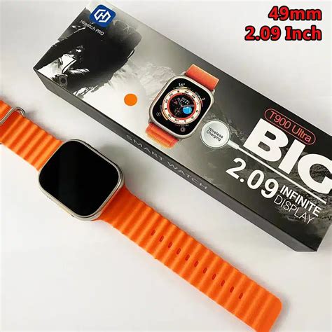 T900 Ultra Bluetooth Calling 49mm Big Screen Series 8 2.09" Smartwatch ...