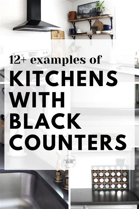 12+ Examples of Black Kitchen Countertops in Beautiful Homes ...