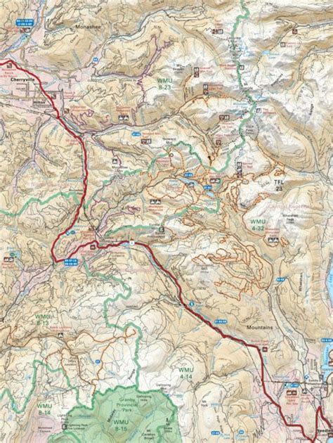 KRBC18 Cherryville - Kootenay Rockies BC Topo-2023 Map by Backroad Mapbooks | Avenza Maps