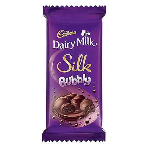 Cadbury Dairy Milk Silk Bubbly Chocolate Bar, 50 g: Amazon.in: Grocery & Gourmet Foods