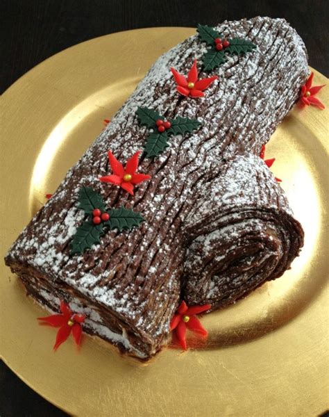 Chocolate Yule Log - CakeCentral.com