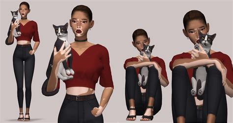 Sims 4 Expansions, Cat Pose, Odd Eyes, Gal Pal, Yoga Poses, Pals, Female, Mini, Reference