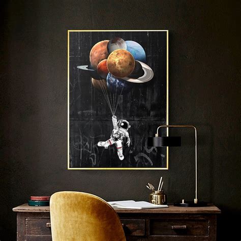 Astronaut Space Wall Art | Walling Shop