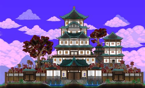 Japanese Style Terraria House Build Japanese Terraria Style House Build ...