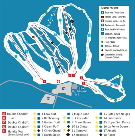 Ski Vorlage Trail Map | SkiCentral.com