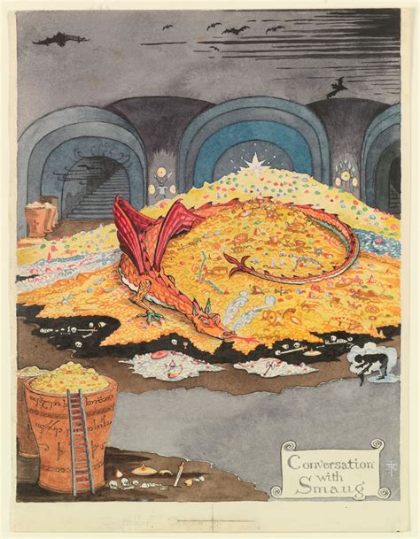 Tolkien Illustrations Smaug