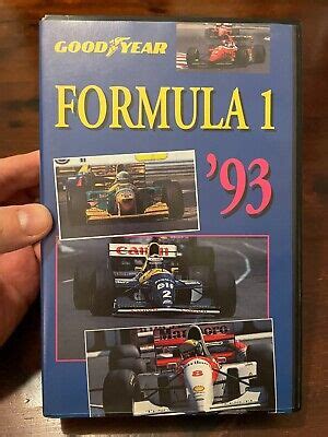 GOOD YEAR FORMULA 1. 1993 VHS Video Documentary. £4.99 - PicClick UK