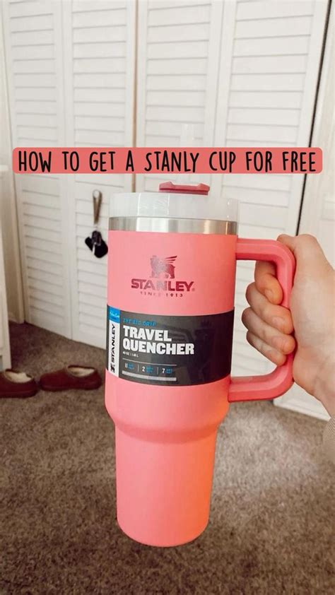 How to get a Stanly cup for free in 2023 | Preppy water bottles, Stanley cup, Fun cup