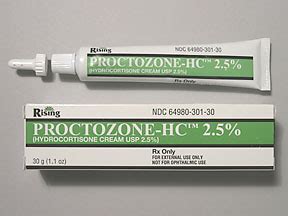 PROCTOZONE-HC CREAM RECTAL 2.5% 30GM | Real Value Rx