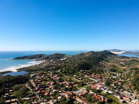 Drone View of Praia Do Rosa, Santa Catarina, Brazil Stock Photo - Image of beach, sand: 112129756