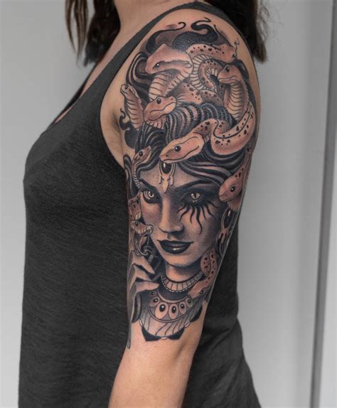 Medusa Half Sleeve Tattoo | Best Tattoo Ideas