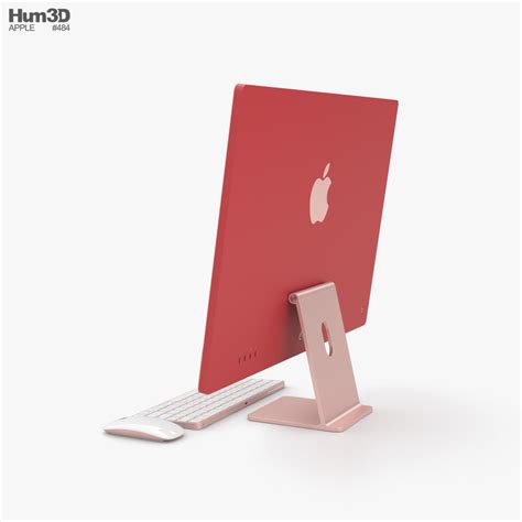 Apple iMac 24-inch 2021 Pink 3D model - Electronics on Hum3D