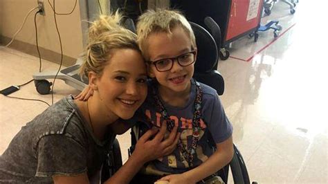 Jennifer Lawrence Surprises Kids at Montreal Hospital -- See the Pics! | Entertainment Tonight