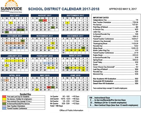 Fresno Unified School District Calendar | Qualads