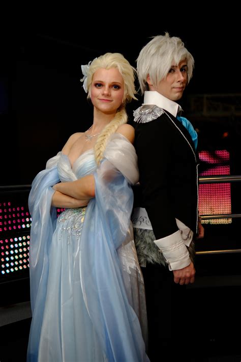 Elsa and Jack Frost formal gown cosplay by KayaKirkland on DeviantArt