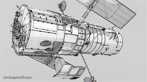 3D Model Hubble Space Telescope Diagram