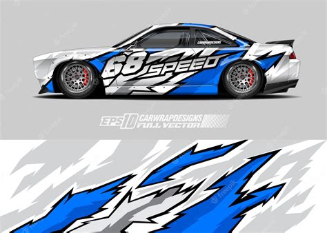 Premium Vector | Car livery illustration