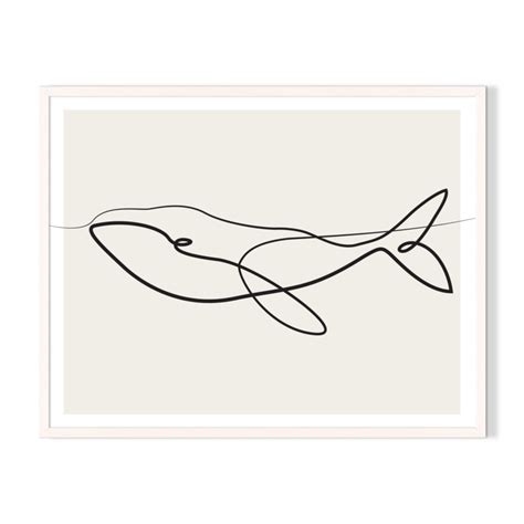 Line Whale | Wall Art | Artist Lane