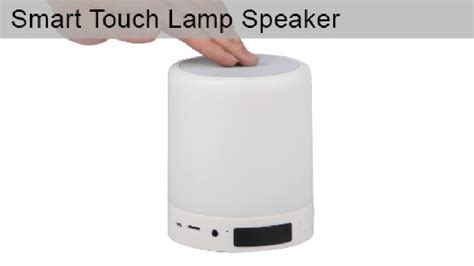 Smart Lamp Speaker- Touch Light w/ Bluetooth ¦ Slimline Warehouse