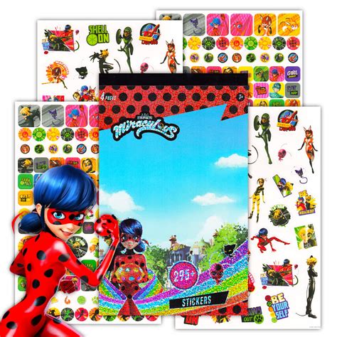 Miraculous Ladybug Ultimate Sticker Set - Miraculous Ladybug Party Supplies Bundle with Over 400 ...