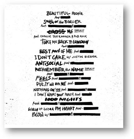 Ed Sheeran announces No.6 Collaborations album, confirms Chance The ...