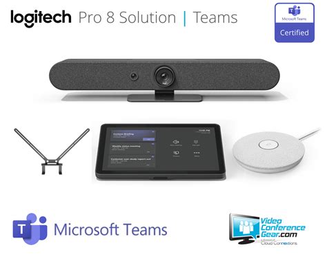 Logitech Rally Pro 8 | Rally Bar Mini | Tap Cat5e | Rally Mic Pod | Medium Room | Teams Rooms