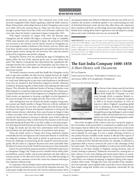 (PDF) The East India Company 1600-1858: A Short History with Documents ...