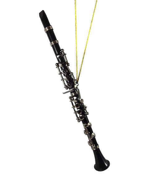 Black Clarinet Musical Instrument Christmas Tree Ornament Decoration Band Music - Walmart.com ...