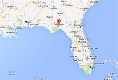 Where is Tallahassee on map Florida - World Easy Guides