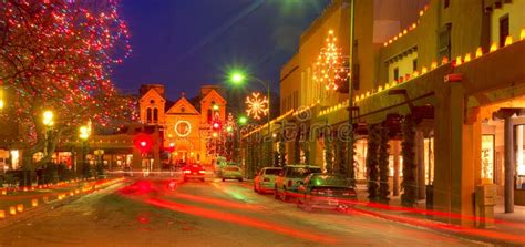 Santa Fe stock image. Image of night, pueblo, church - 47970699