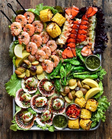 Grilled Mixed Seafood Platter - Zimmy's Nook | Recipe | Seafood dinner, Party food platters ...