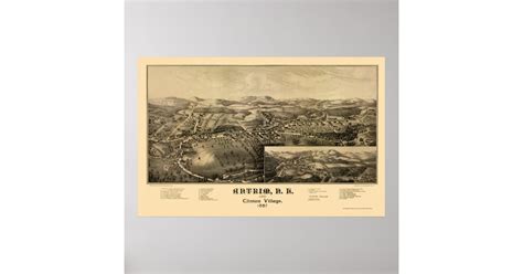 Antrim, NH Panoramic Map - 1887 Poster | Zazzle