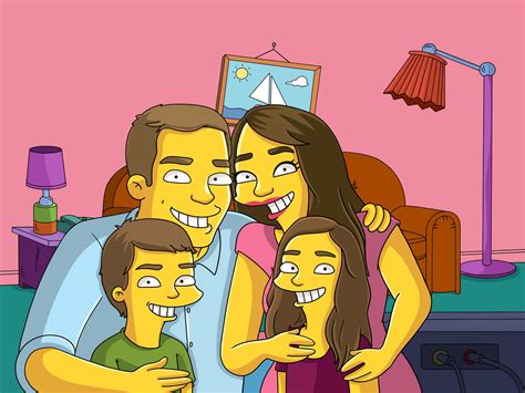 Simpsons Couch Background Shoulder Up Simpsons Portrait | Etsy