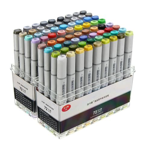 72 Colors Mark Pen Design Paint Sketch Markers Drawing Soluble Pen Cartoon Graffiti Art Markers ...