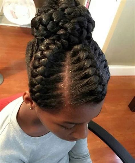 20 cute African cornrow braid hairstyles with an updo Tuko.co.ke