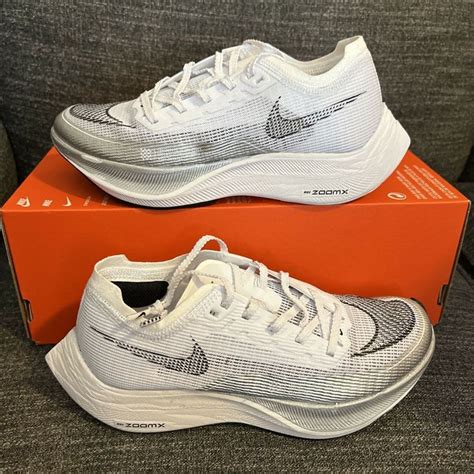 Nike ZoomX Vaporfly NEXT% 2 White/Silver Women's Size 6 NOBOXTOP | eBay ...