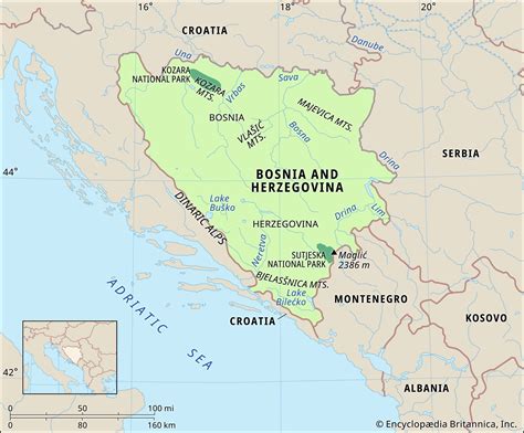 Bosnian War Map