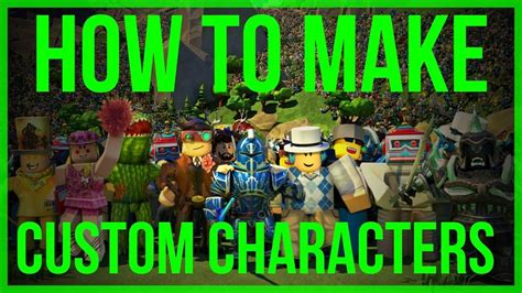 How to make a custom character! (Roblox Studio) - YouTube