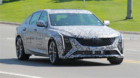 2024 Cadillac CT5 Spied Showing Updated Front Design