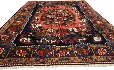 7 x 10 Antique Persian Bakhtiari Rug 75358