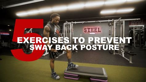 5 Exercises to Prevent Sway Back Posture (EASY) - YouTube | Prevention ...