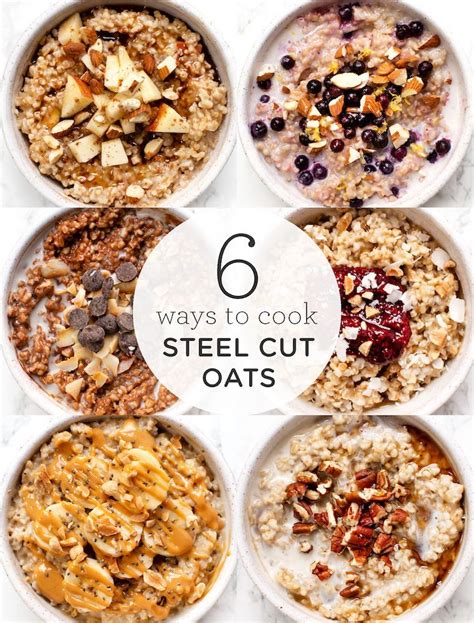 How to cook steel cut oats in the instant pot - with 6 different ...