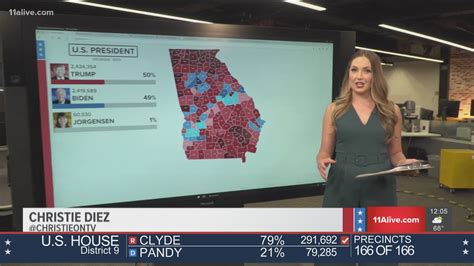 Live Georgia presidential election 2020 results by county | 11alive.com