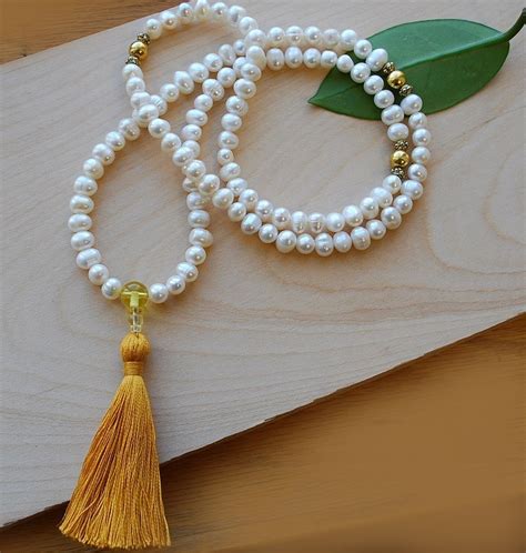 Pearl Mala Prayer Beads - Sakura Designs