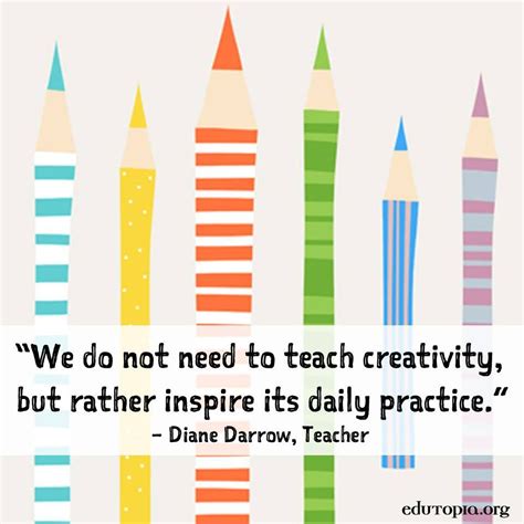 Inspiring Creativity in Our Students | Creativity quotes, Creative teaching, Teaching quotes