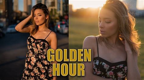 Take better GOLDEN HOUR portraits | Natural light Photography Tutorial - YouTube