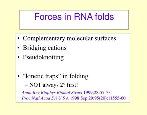 PPT - RNA Structure Prediction PowerPoint Presentation, free download - ID:3582937