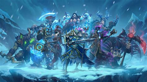 Hearthstone Knights Of The Frozen Throne Expansion UHD 4K Wallpaper | Pixelz