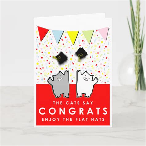 Funny Graduation Congrats Card | Zazzle