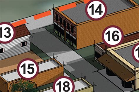 Illustrated Town Map - Illustrated map for a municipality